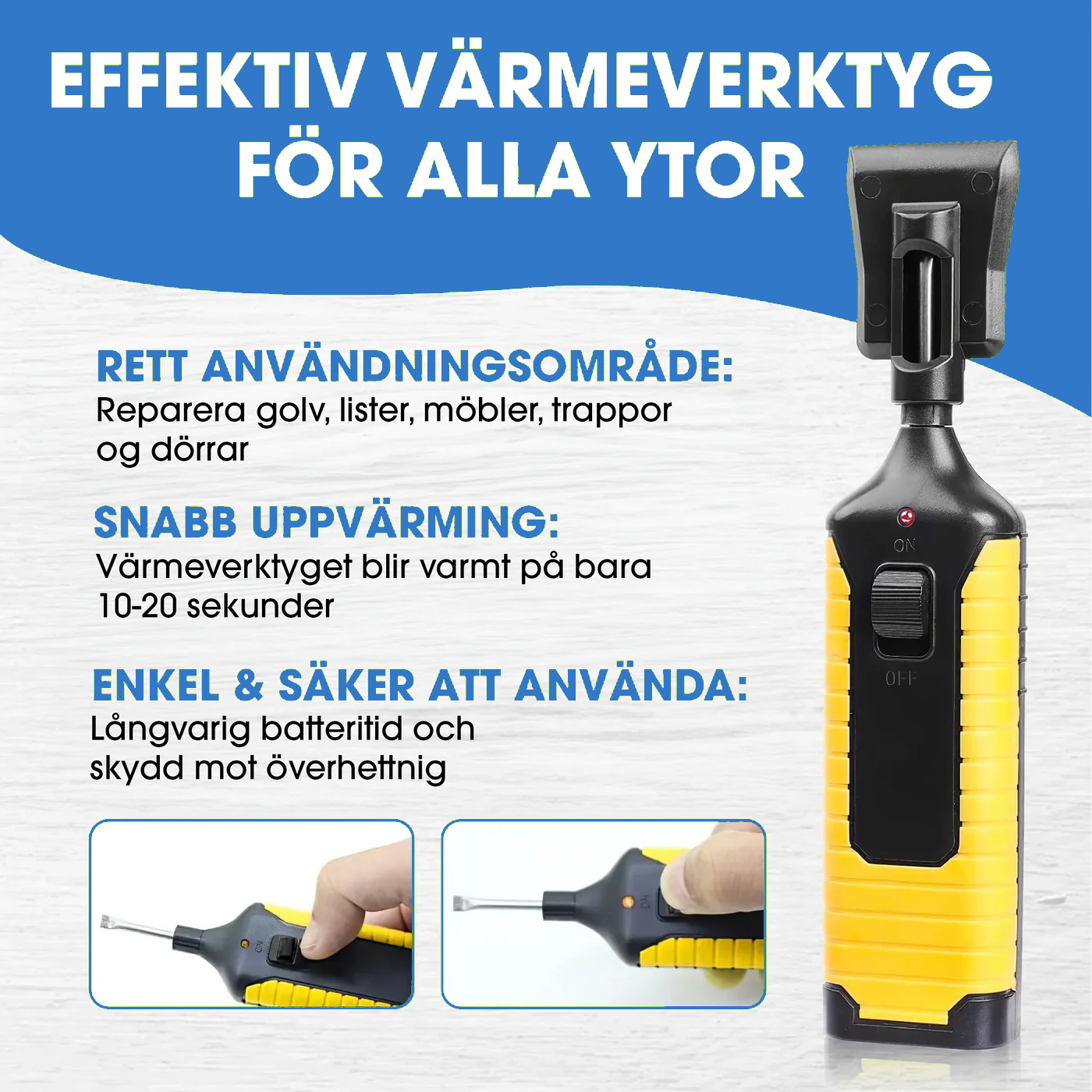 EzyFix 2.0 - Reperationskit för möbler, lister och golv